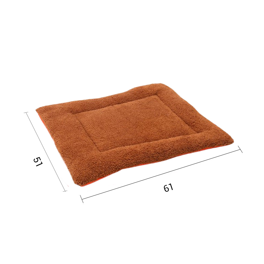Pet Home Essentials - Cat Dog Bed Warm Plush Kennel Mat