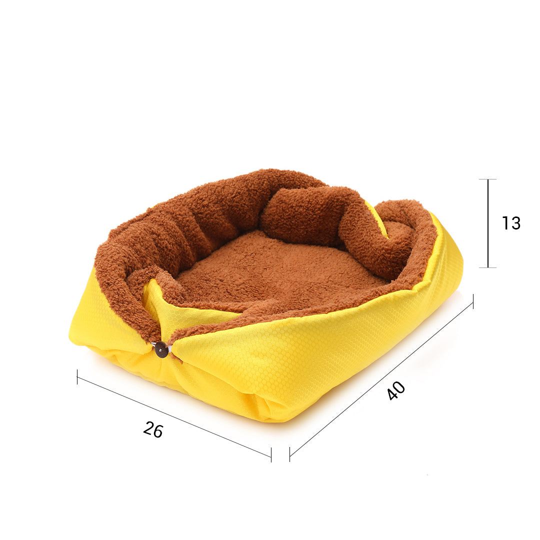 Pet Home Essentials - Cat Dog Bed Warm Plush Kennel Mat