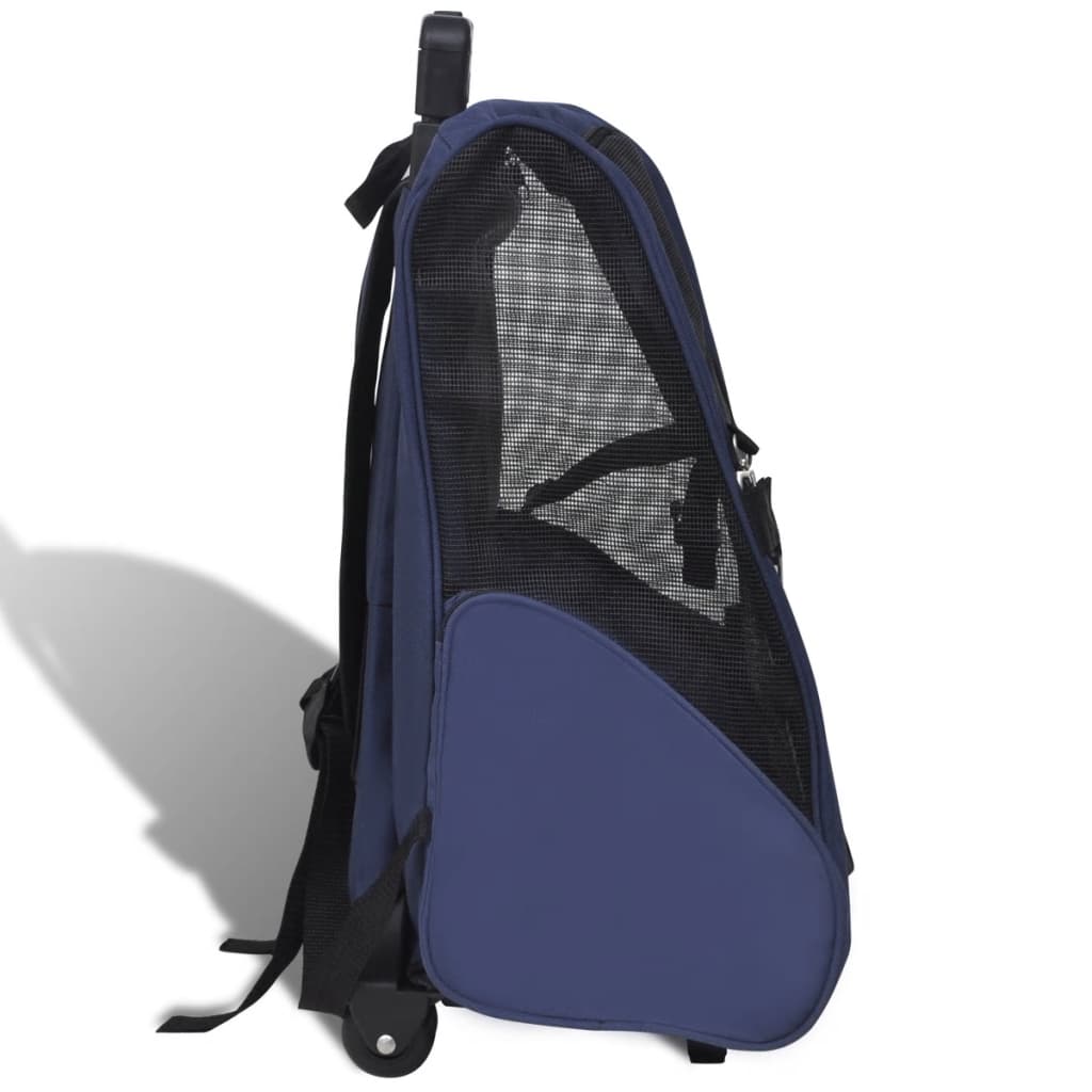 Pet Trolley - Blue Foldable Multipurpose