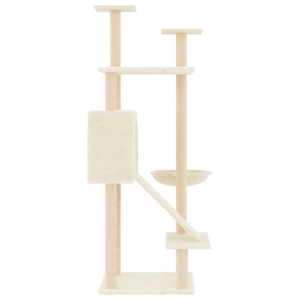 Cat Tree Scratching - Cream 153 cm