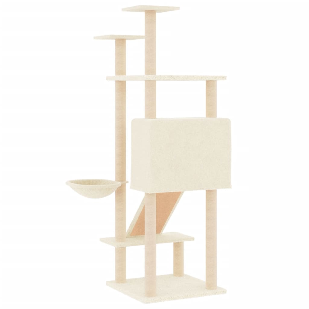 Cat Tree Scratching - Cream 153 cm