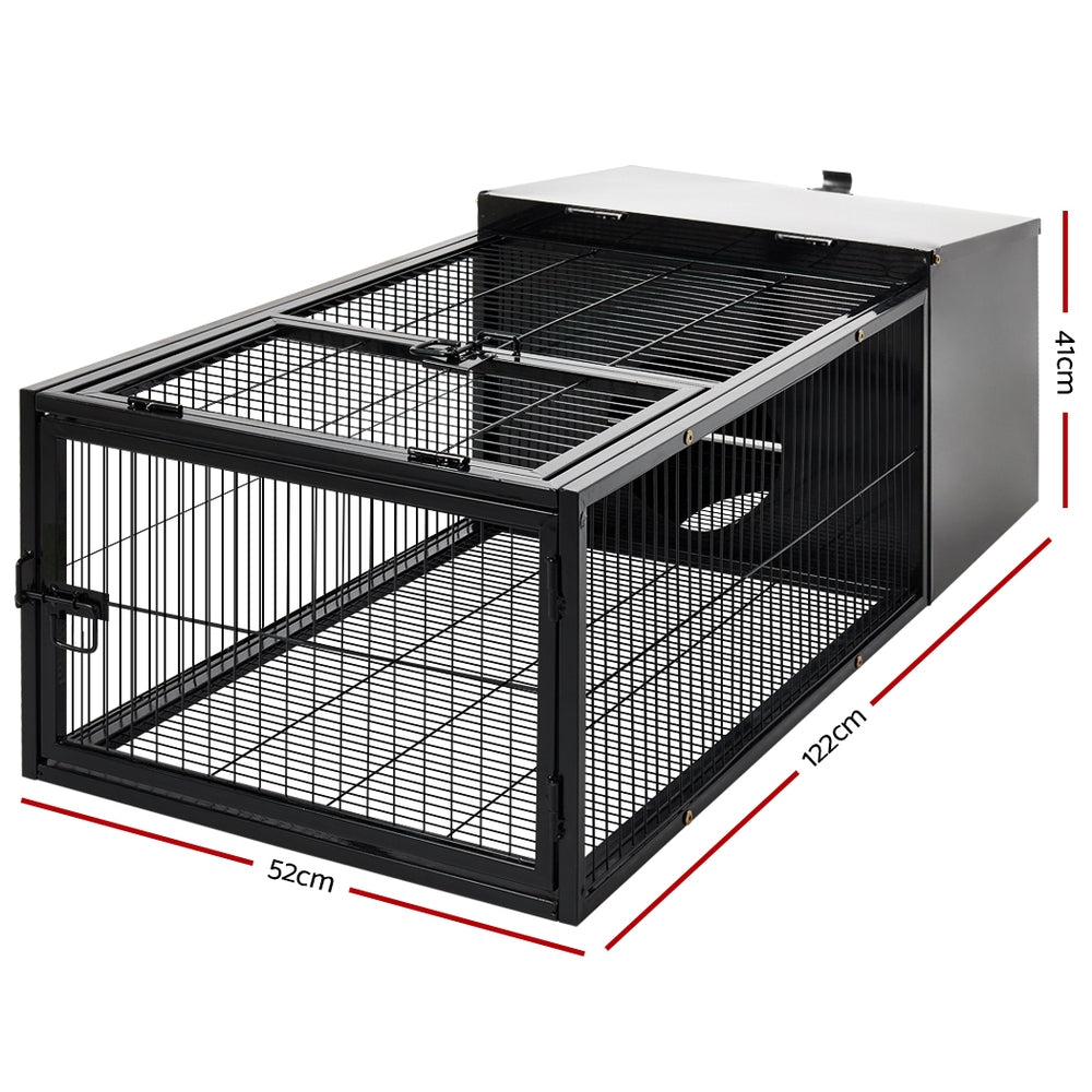 Rabbit Cage Hutch Cages Indoor Outdoor Hamster 122CM Length