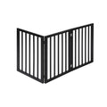 Wooden Pet Gate Dog Fence Black 2000x 3MM
