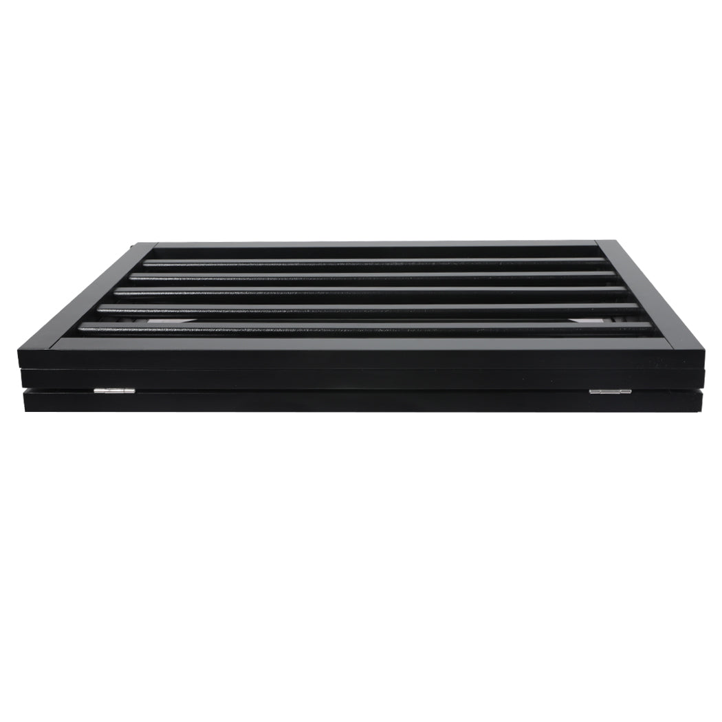 Wooden Pet Gate Dog Fence Black 2000x 3MM