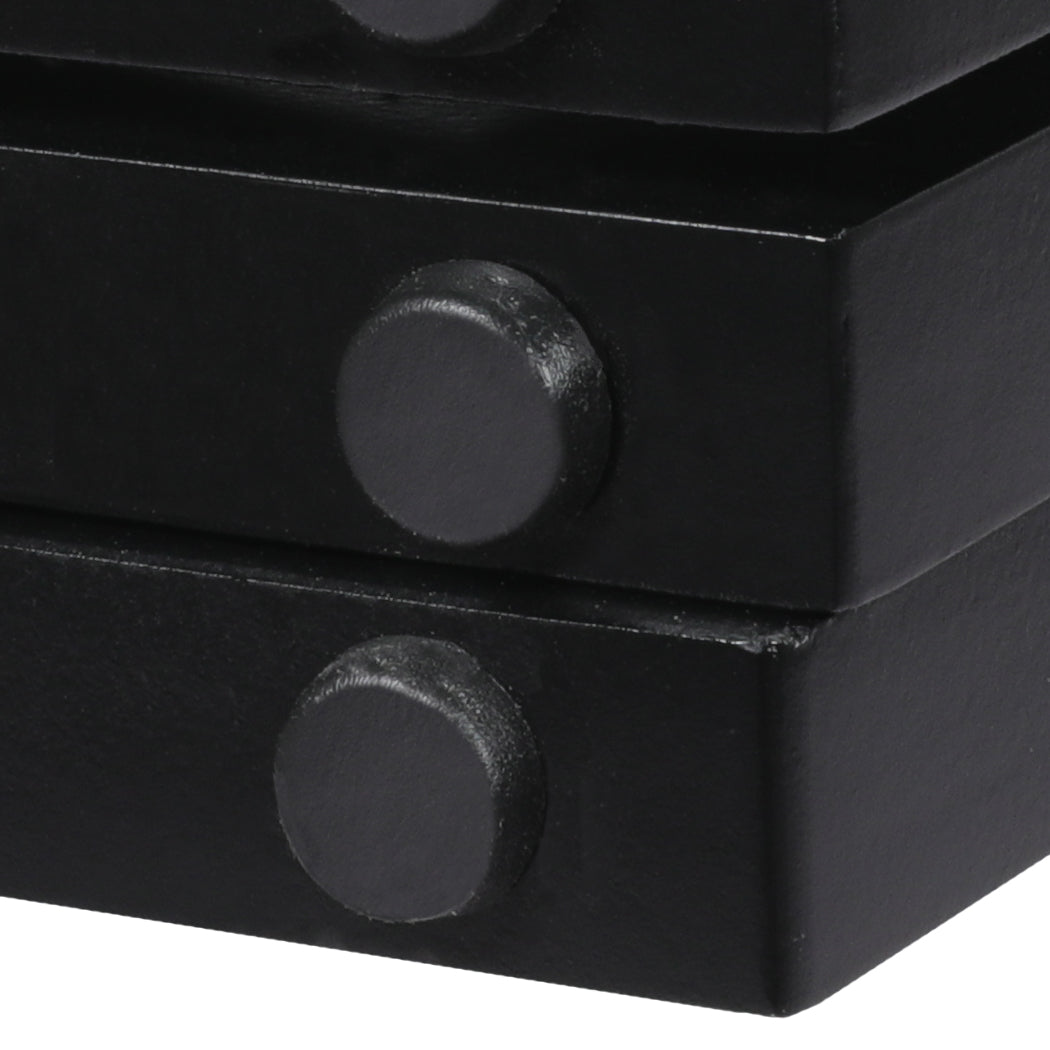 Wooden Pet Gate Dog Fence Black 2000x 3MM